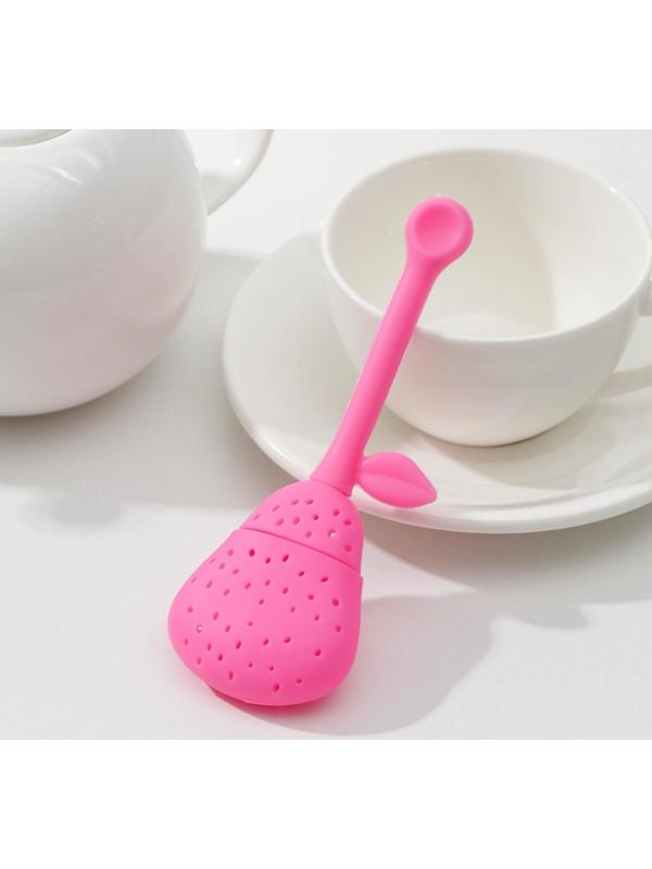 Ситечко для чая Доляна «Груша», 14 см, цвет МИКС