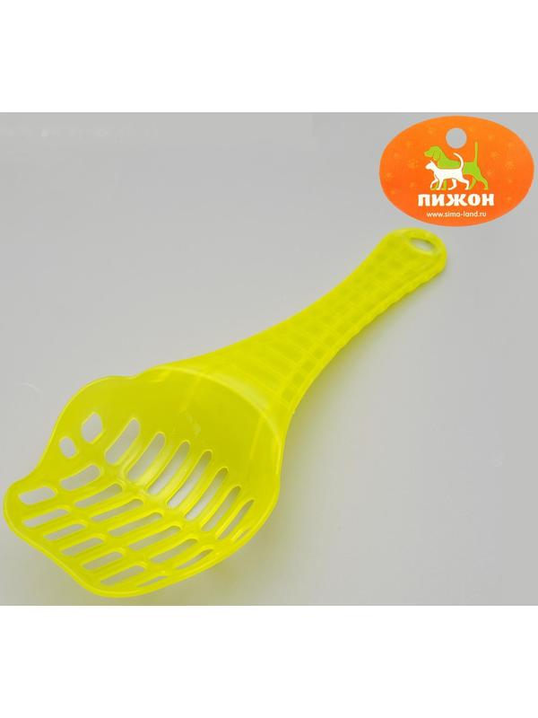 Совок для туалета фигурный, 24х9,5 см, микс цветов