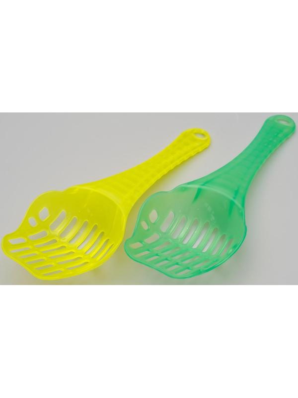 Совок для туалета фигурный, 24х9,5 см, микс цветов