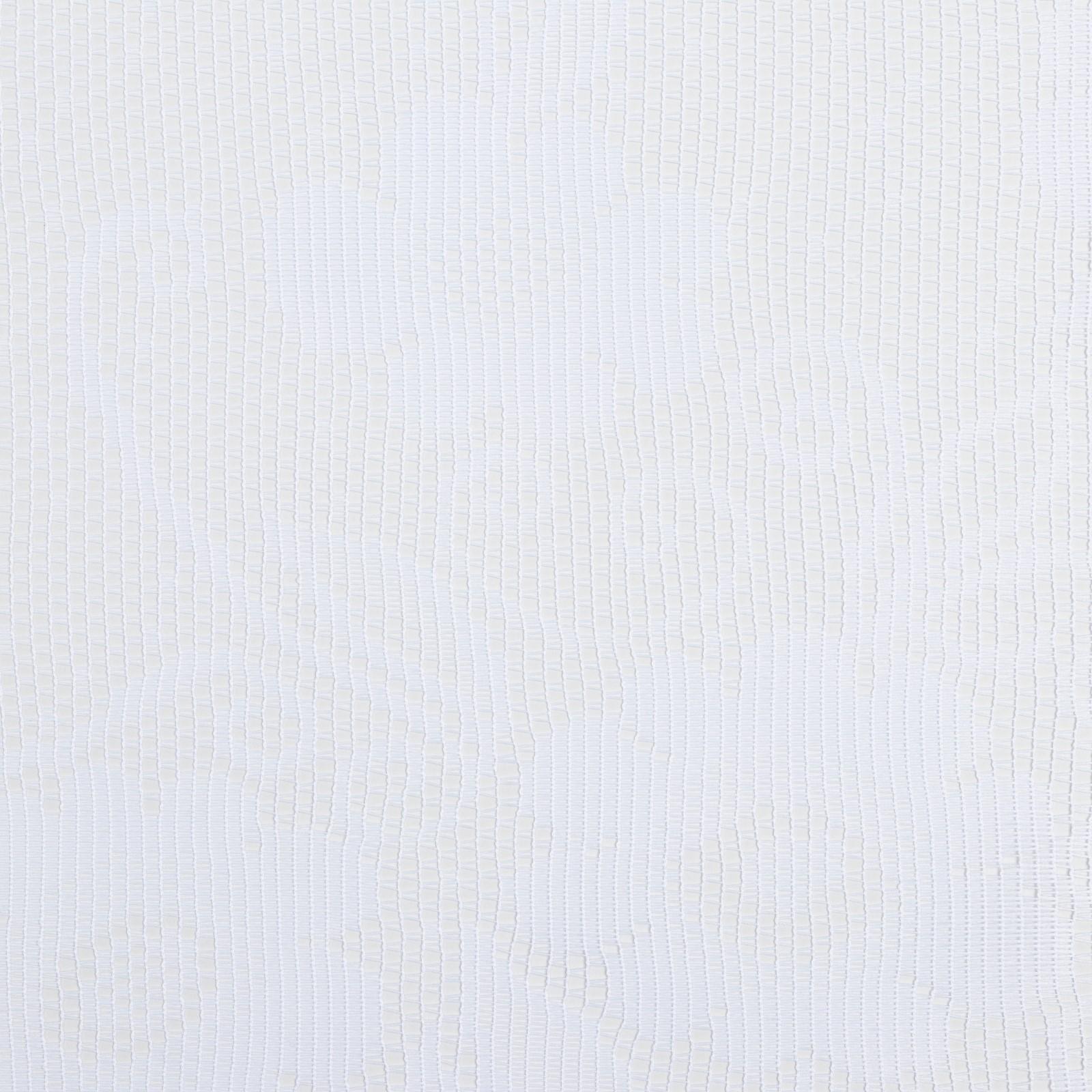 Тюль на кухню без шторной ленты, размер 170х140 см, цвет белый, 100% полиэстер