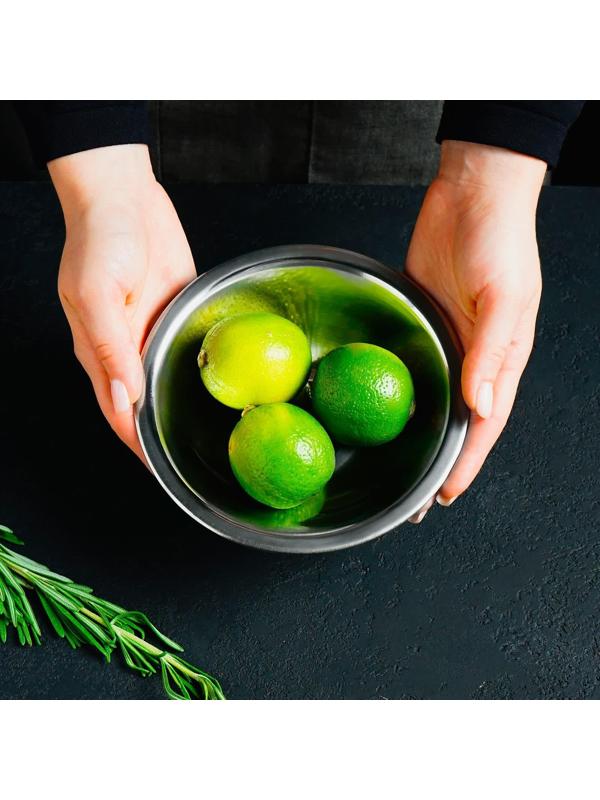 Миска из нержавеющей стали Доляна, 350 мл, d=16 см