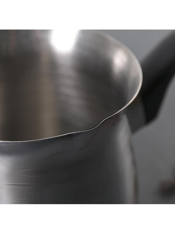 Турка из нержавеющей стали для кофе Доляна, 650 мл