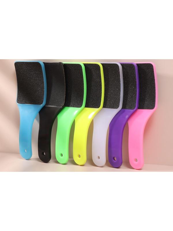 Тёрка для ног, наждачная, двусторонняя, 15 см, цвет МИКС