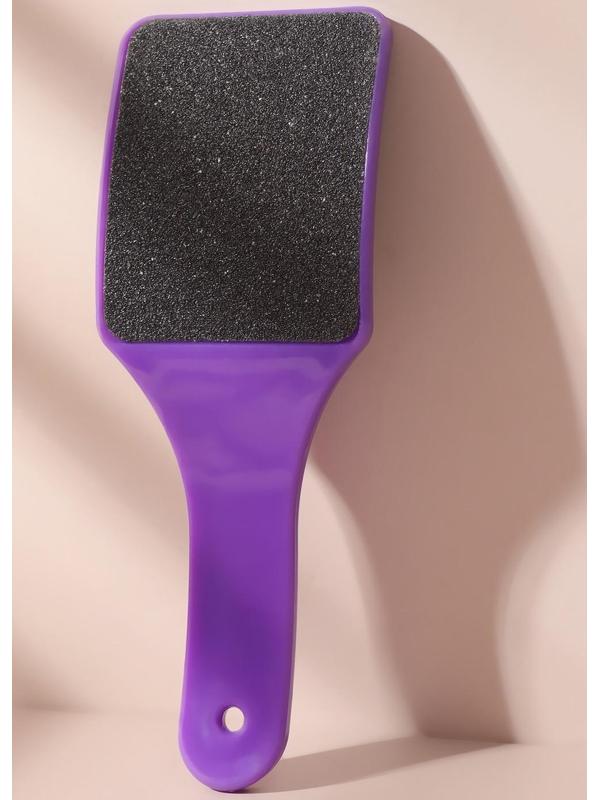 Тёрка для ног, наждачная, двусторонняя, 15 см, цвет МИКС