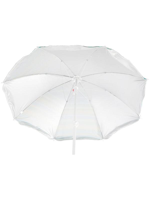 Зонт пляжный «Модерн» с механизмом наклона, серебряным покрытием, d=150 cм, h=170 см, цвета микс