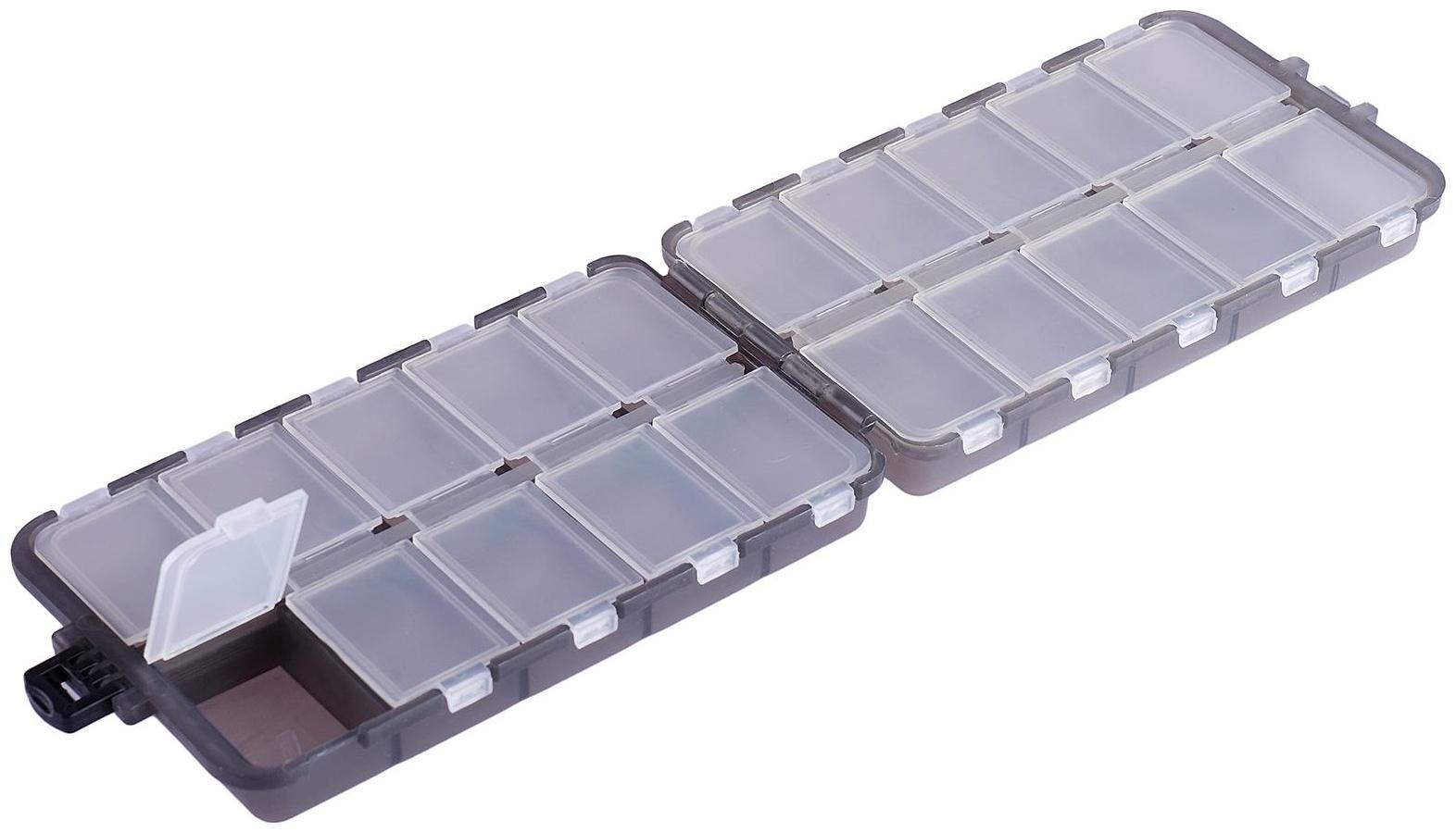 Коробочка СЧ-4 д/мелочей, 20 отделений, размер 170х95 мм, цвета микс