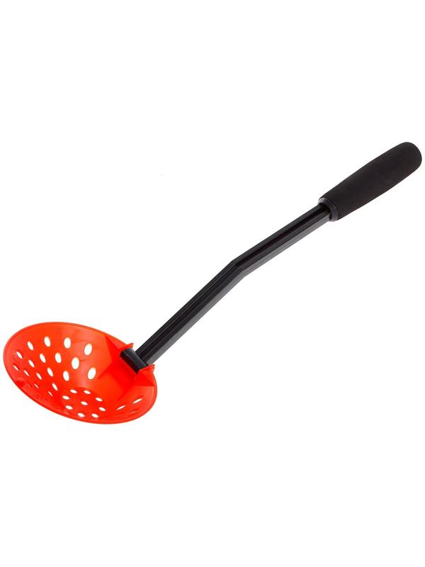 Черпак для льда «Техно» с неопреновой ручкой, цвет красный