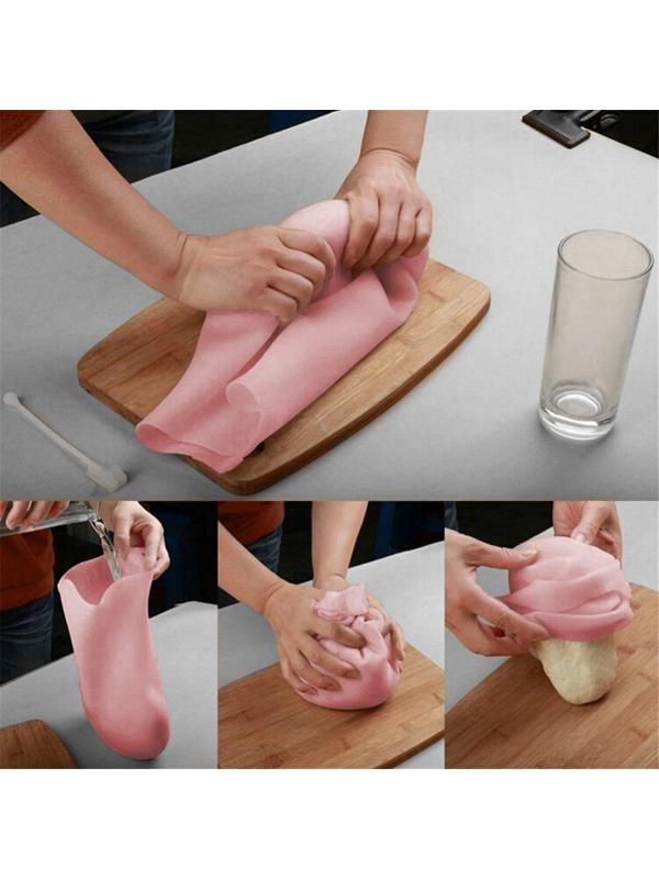 Мешок для замешивания теста Доляна «Бронк», 35×22 см, цвет белый