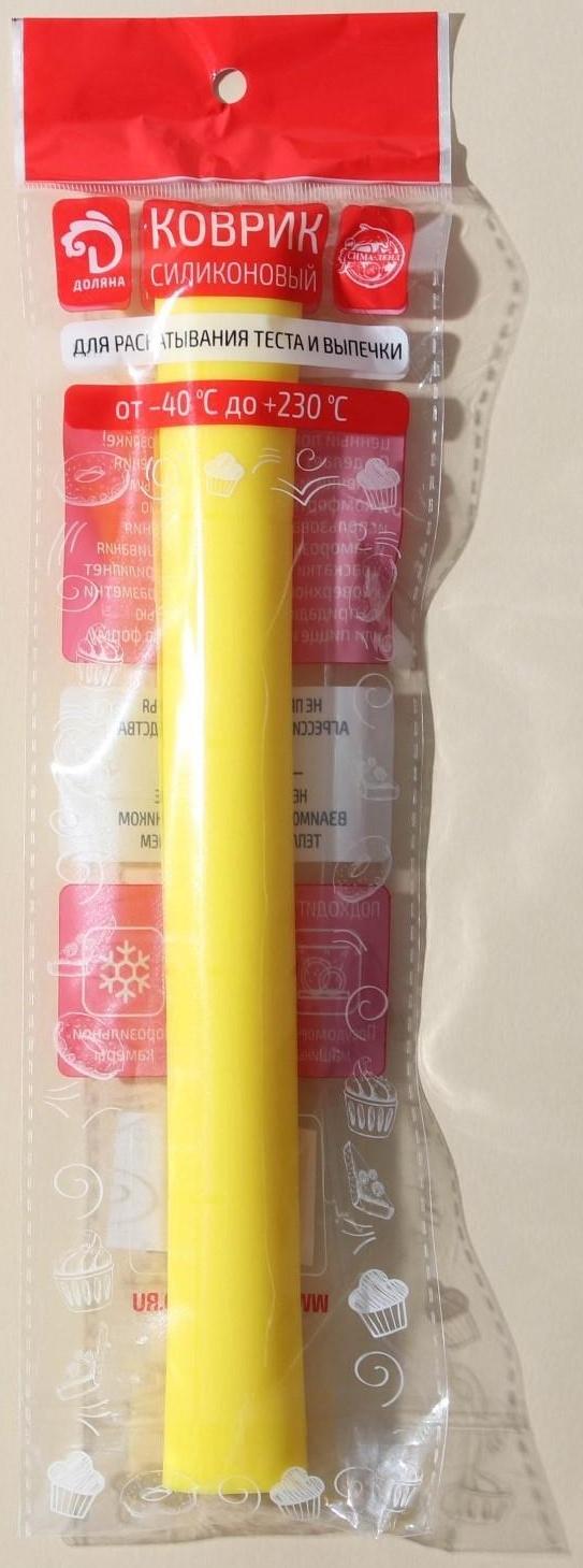 Коврик с разлиновкой силиконовый Доляна «Буссен», 38×28 см, цвет МИКС