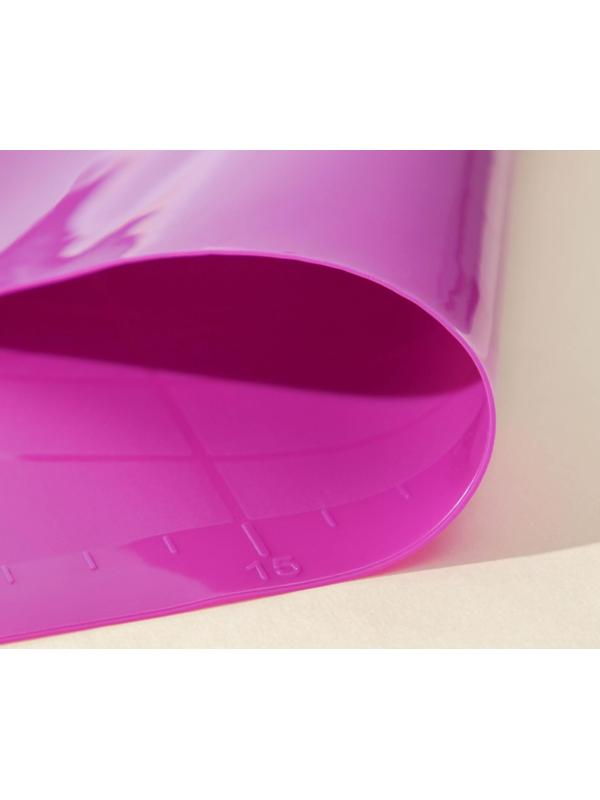 Коврик с разлиновкой силиконовый Доляна «Буссен», 38×28 см, цвет МИКС