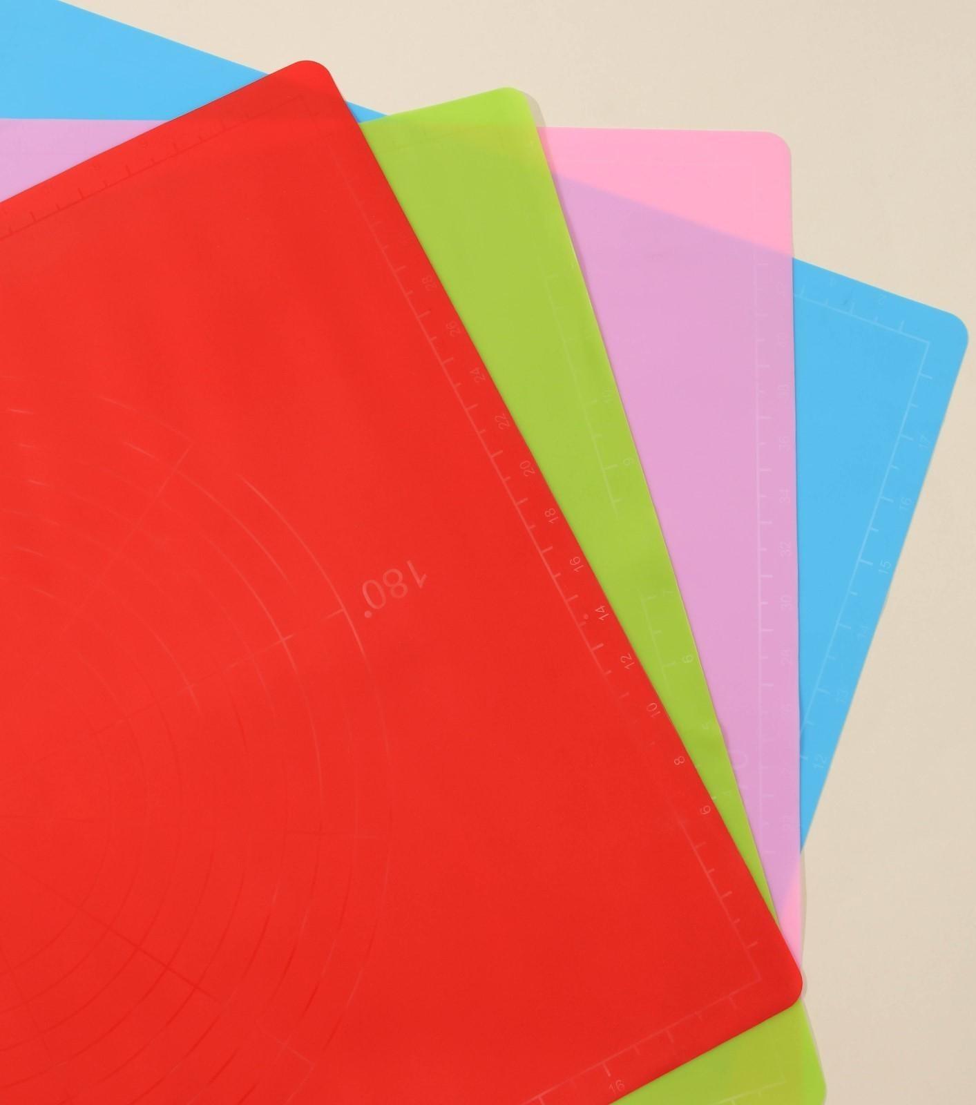 Коврик с разлиновкой силиконовый Доляна «Буссен», 49×39 см, цвет МИКС