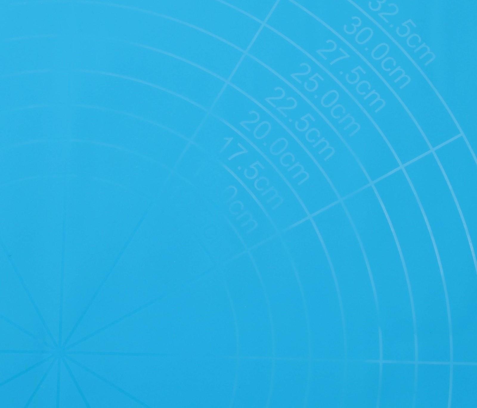 Коврик с разлиновкой силиконовый Доляна «Буссен», 49×39 см, цвет МИКС