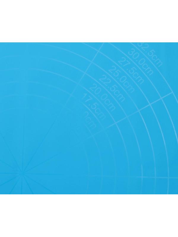 Коврик с разлиновкой силиконовый Доляна «Буссен», 49×39 см, цвет МИКС