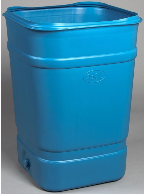 Бочка-бак пищевая «Помощник», 250 л, горловина 61 см, без крышки, цвет МИКС