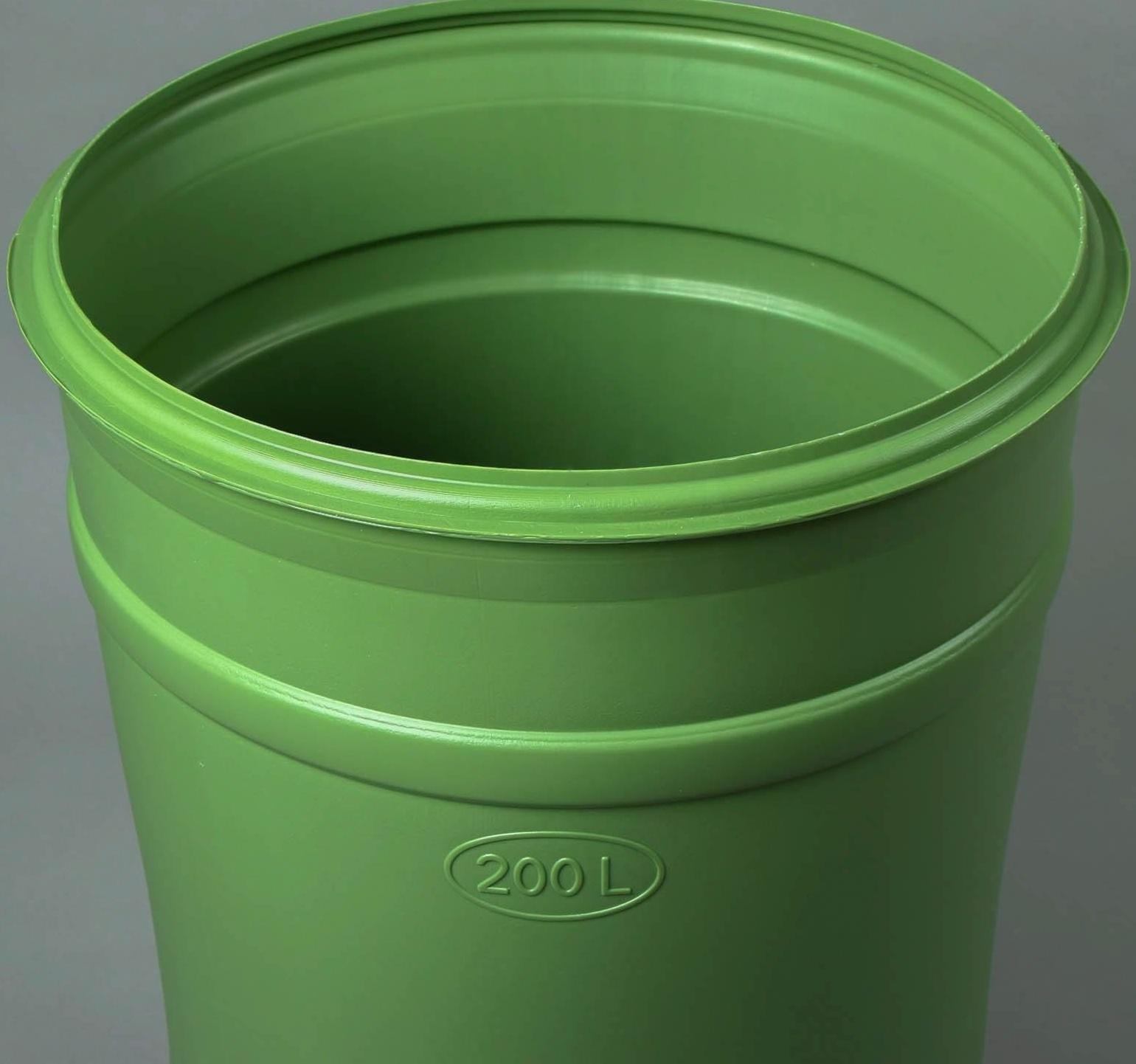 Бочка-бак пищевая «Помощник», 200 л, горловина 59 см, с крышкой, МИКС