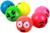 Мячики попрыгунчики каучуковые «Рожицы», 2,7 см, цвета микс, 5 шт.