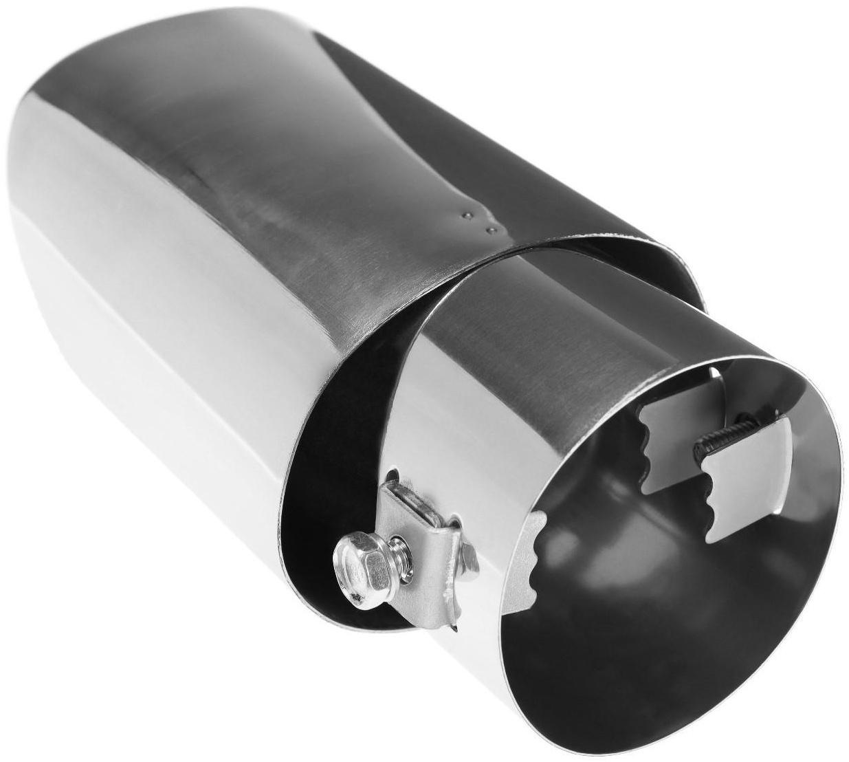 Насадка на глушитель 153×63 мм, посадочный 63 мм