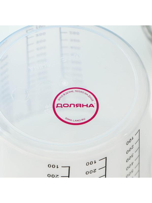 Кувшин мерный, 1,5 л, цвет прозрачный