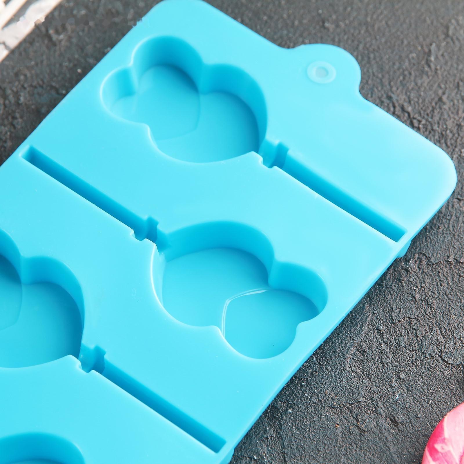 Форма для леденцов Доляна «Влюблённость», 9,5×24×1 см, 6 ячеек, цвет МИКС