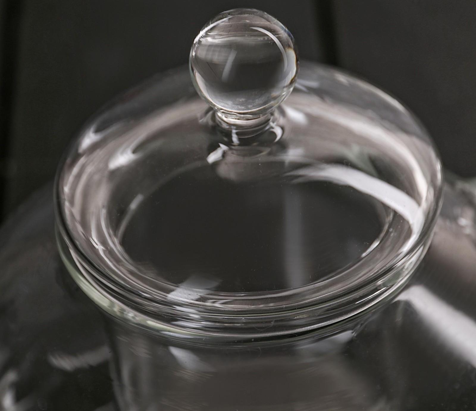 Чайник стеклянный заварочный «Валенсия», 1 л, стеклянное сито