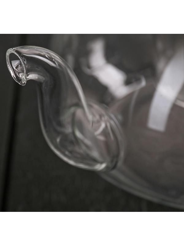 Чайник стеклянный заварочный «Валенсия», 1 л, стеклянное сито