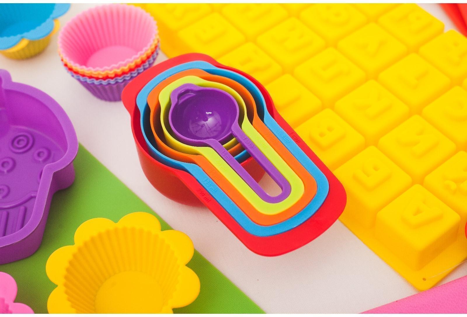 Набор мерных ложек Доляна «Креатив», 6 шт: 250 мл,125 мл, 85 мл, 60 мл,15 мл,7,5 мл, цвет МИКС