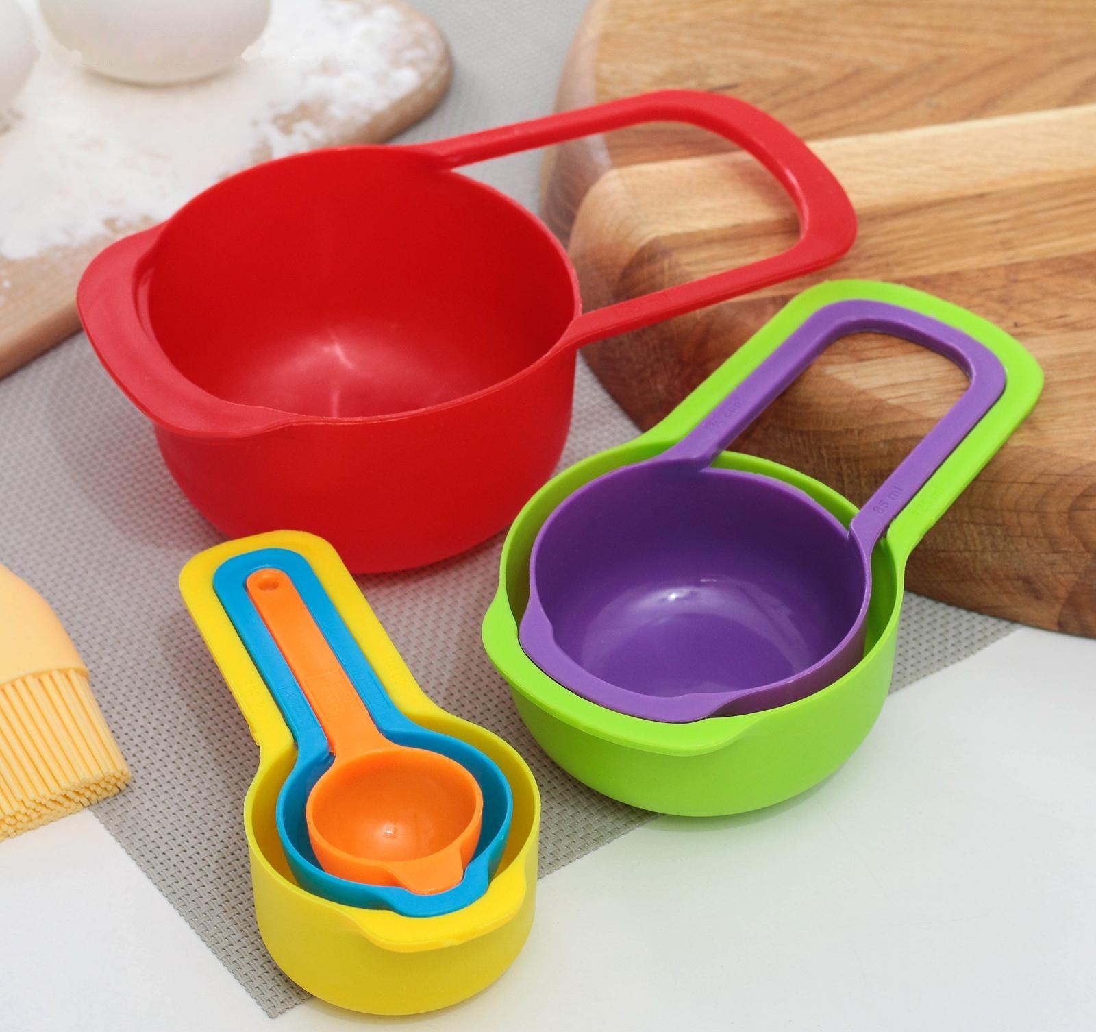 Набор мерных ложек Доляна «Креатив», 6 шт: 250 мл,125 мл, 85 мл, 60 мл,15 мл,7,5 мл, цвет МИКС