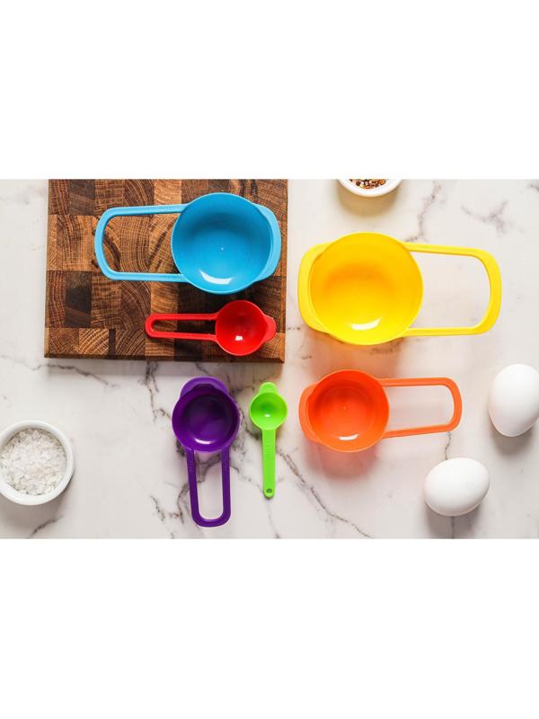 Набор мерных ложек Доляна «Креатив», 6 шт: 250 мл,125 мл, 85 мл, 60 мл,15 мл,7,5 мл, цвет МИКС