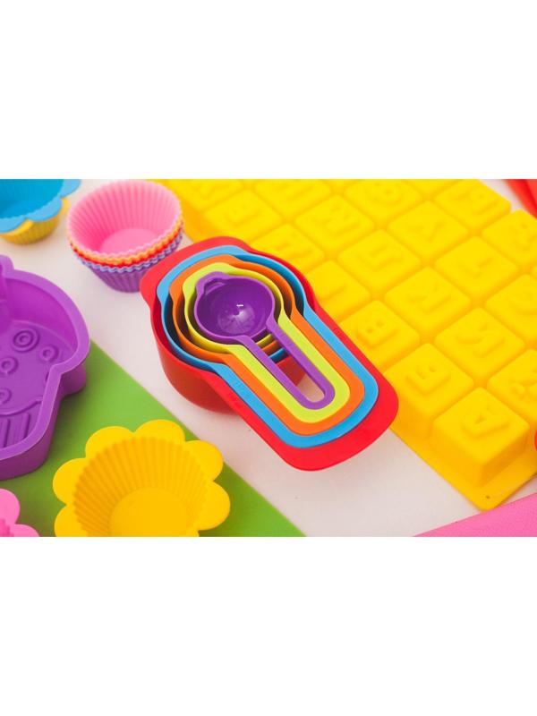 Набор мерных ложек Доляна «Креатив», 6 шт: 250 мл,125 мл, 85 мл, 60 мл,15 мл,7,5 мл, цвет МИКС