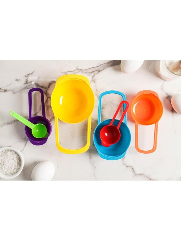 Набор мерных ложек Доляна «Креатив», 6 шт: 250 мл,125 мл, 85 мл, 60 мл,15 мл,7,5 мл, цвет МИКС