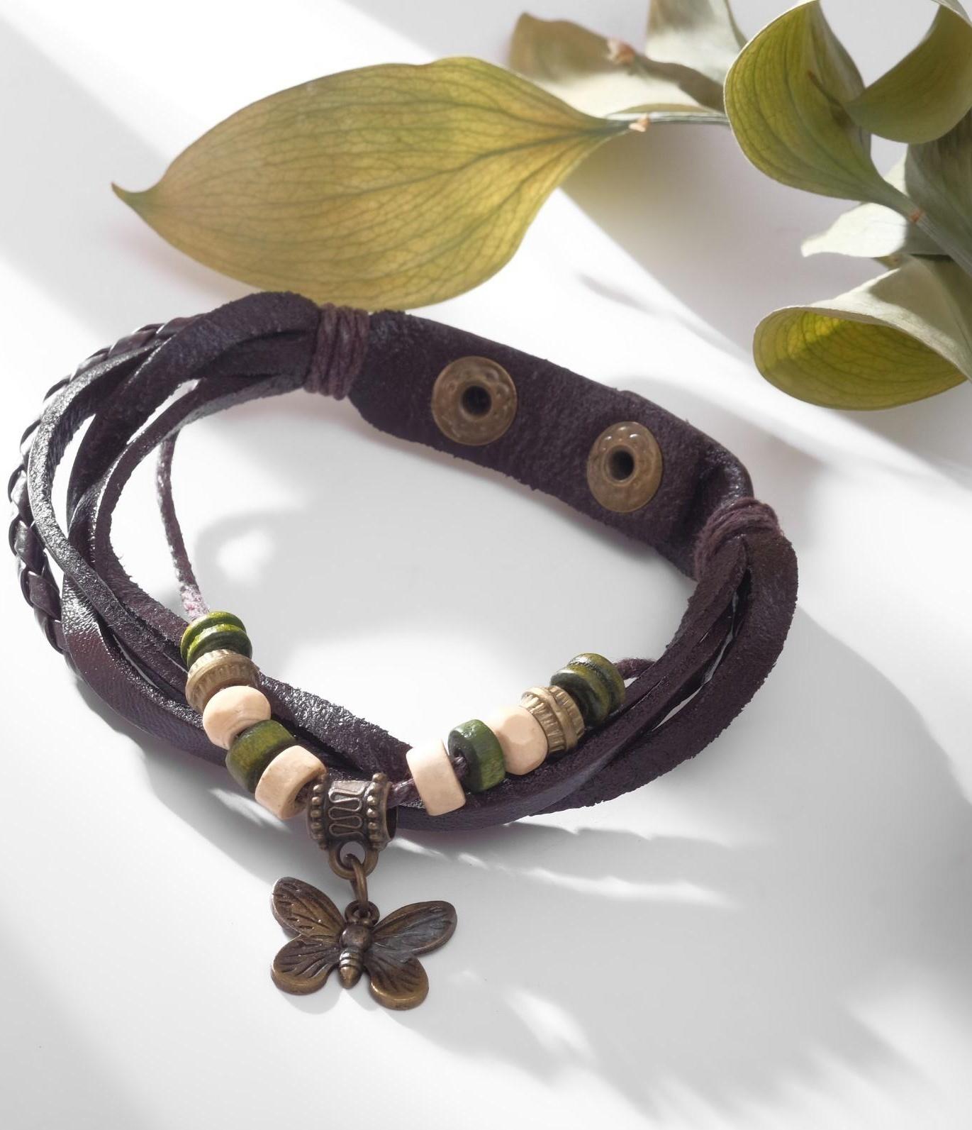 Браслет кожа 