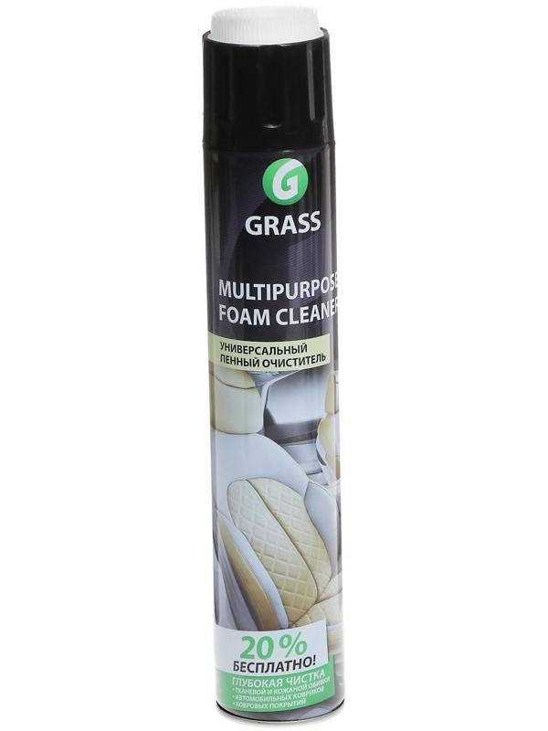 Очиститель салона Grass Multipurpose Foam Cleaner, пенный, 750 мл, аэрозоль