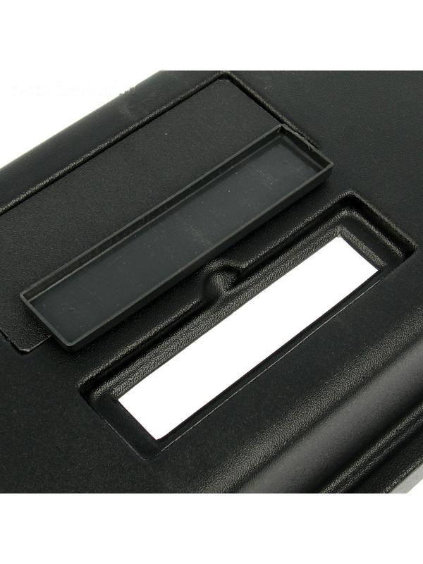 Аквариум панорамный с крышкой, 40 литров, 51 х 23 х 34/39 см, чёрный