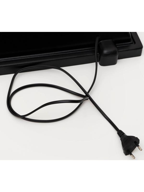 Аквариум прямоугольный с крышкой, 30 литров, 40 х 23 х 32/37 см, чёрный