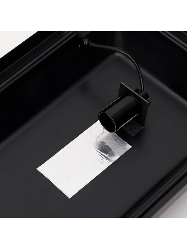 Аквариум прямоугольный с крышкой, 30 литров, 40 х 23 х 32/37 см, чёрный