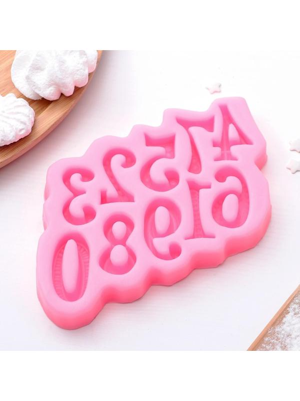 Молд «Цифры», 15×10 см, цвет МИКС