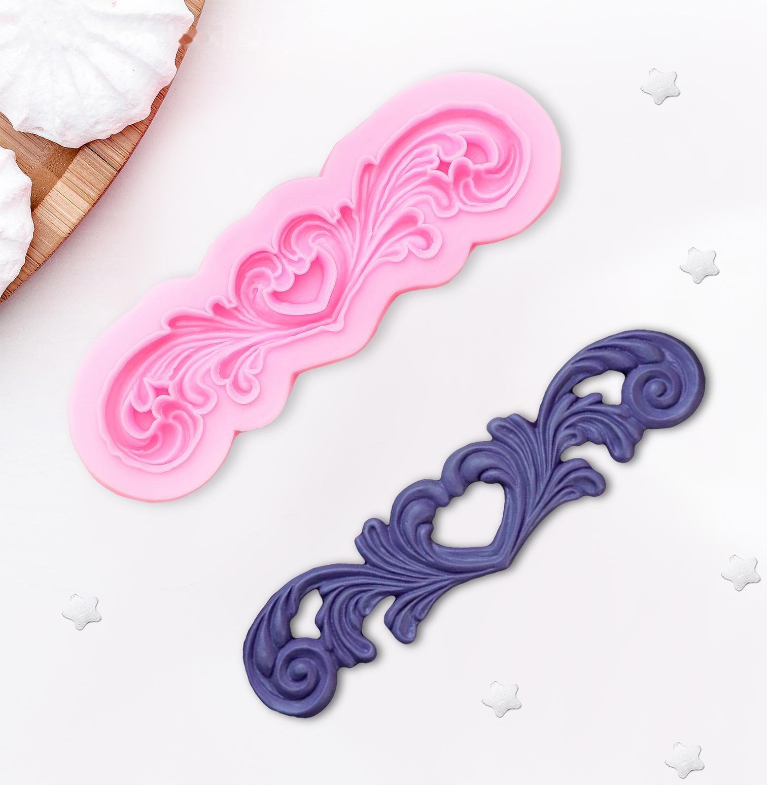 Молд «Узор», 18×6 см, цвет МИКС