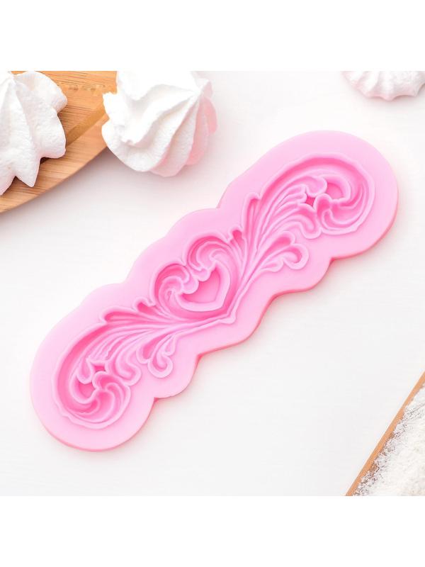 Молд «Узор», 18×6 см, цвет МИКС