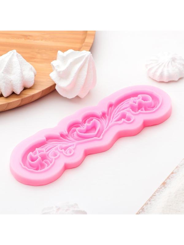 Молд «Узор», 18×6 см, цвет МИКС