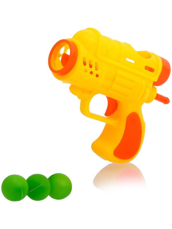 Пистолет «Бластер», стреляет шариками, цвета МИКС