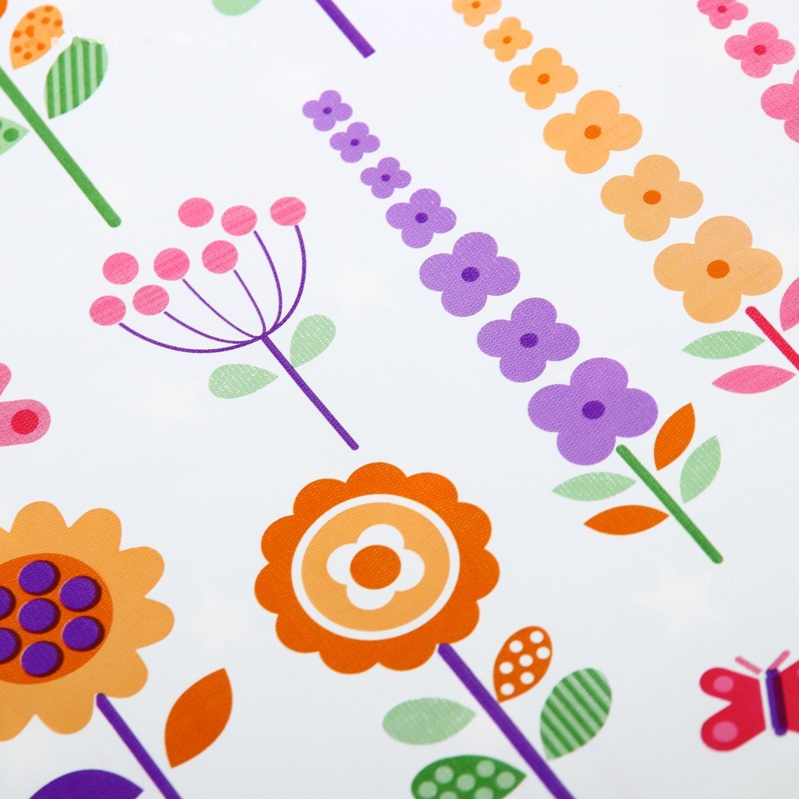 Клеёнка с ПВХ-покрытием, 70х100 см, цвета МИКС