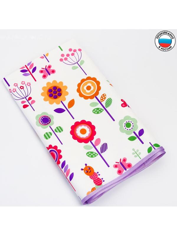 Клеёнка с ПВХ-покрытием, 70х100 см, цвета МИКС