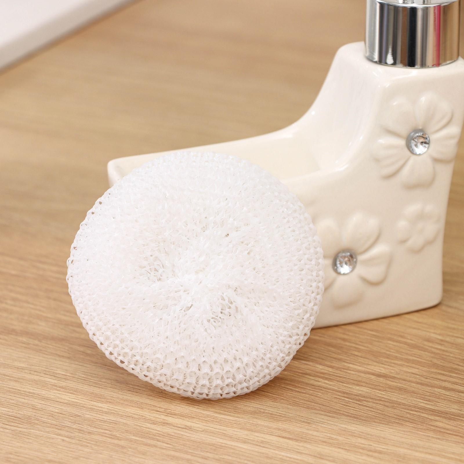 Дозатор для моющего средства с подставкой для губки Доляна «Нежность», 200 мл