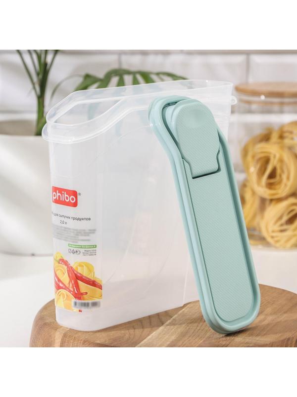 Ёмкость для сыпучих продуктов, phibo, 2 л, цвет МИКС