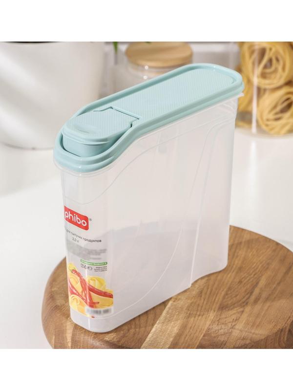 Ёмкость для сыпучих продуктов, phibo, 2 л, цвет МИКС