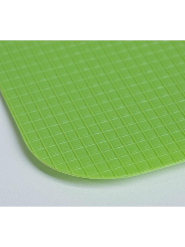 Доска разделочная пластиковая противоскользящая гибкая Доляна, 33×23×0,1 см, цвет МИКС