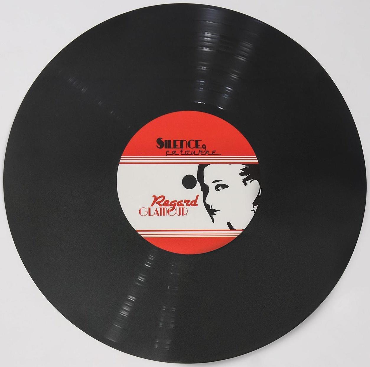 Салфетка сервировочная на стол «Виниловая пластинка», d=38 см, МИКС