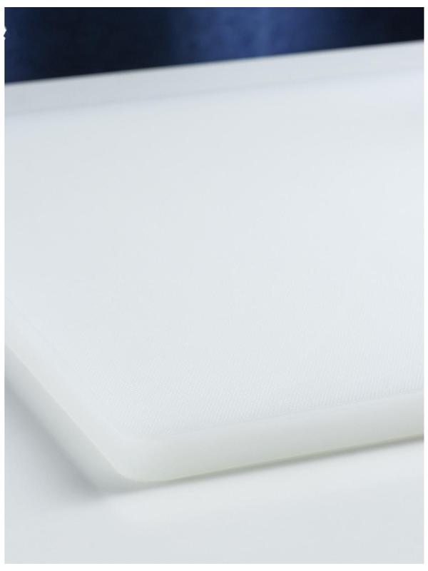 Доска профессиональная разделочная, 60×40 см, толщина 1,8 см, цвет белый