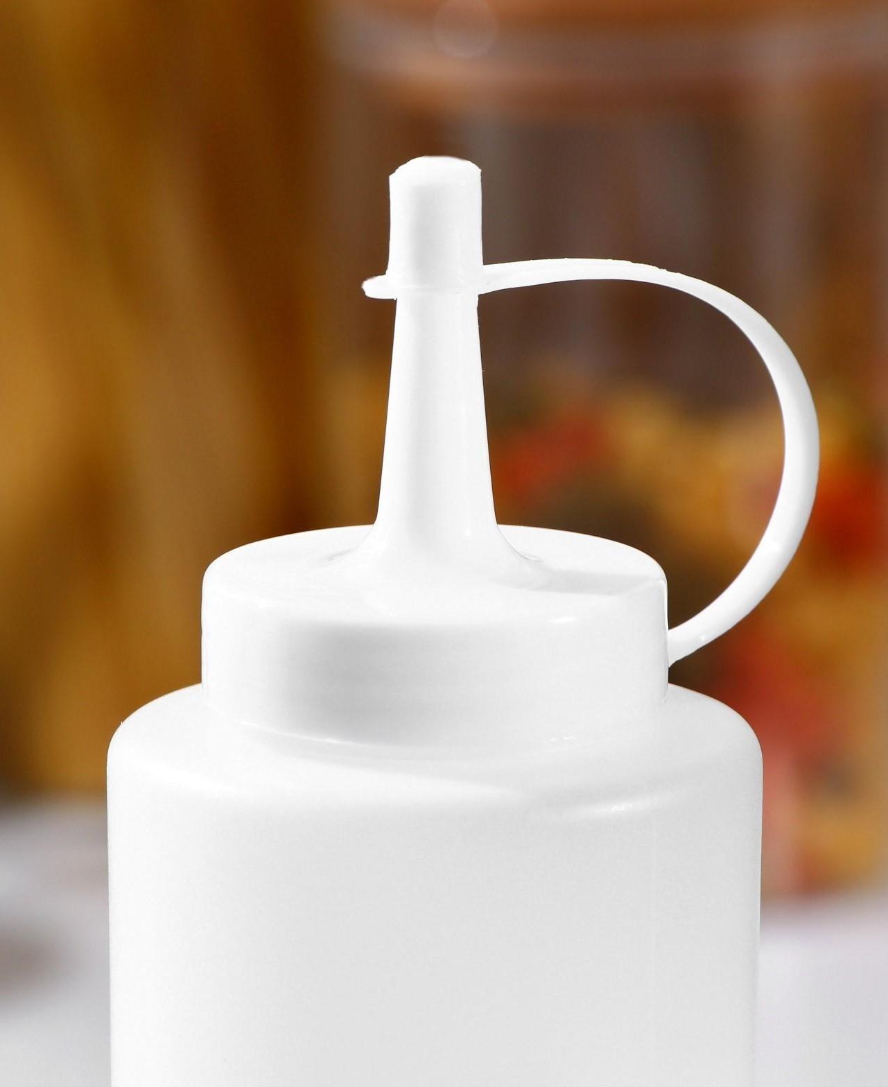 Ёмкость для соуса, 300 мл, 6×19 см, цвет белый