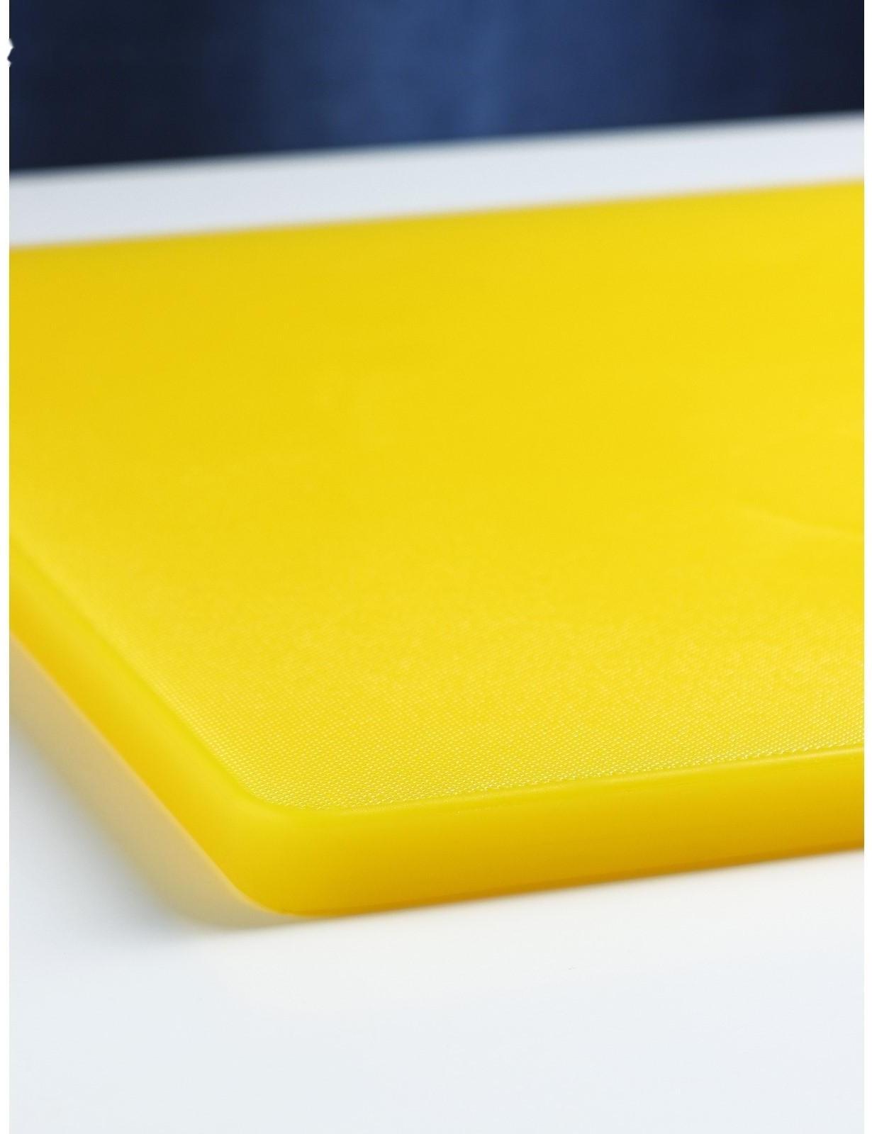 Доска профессиональная разделочная, 50×35×1,8 см, цвет жёлтый